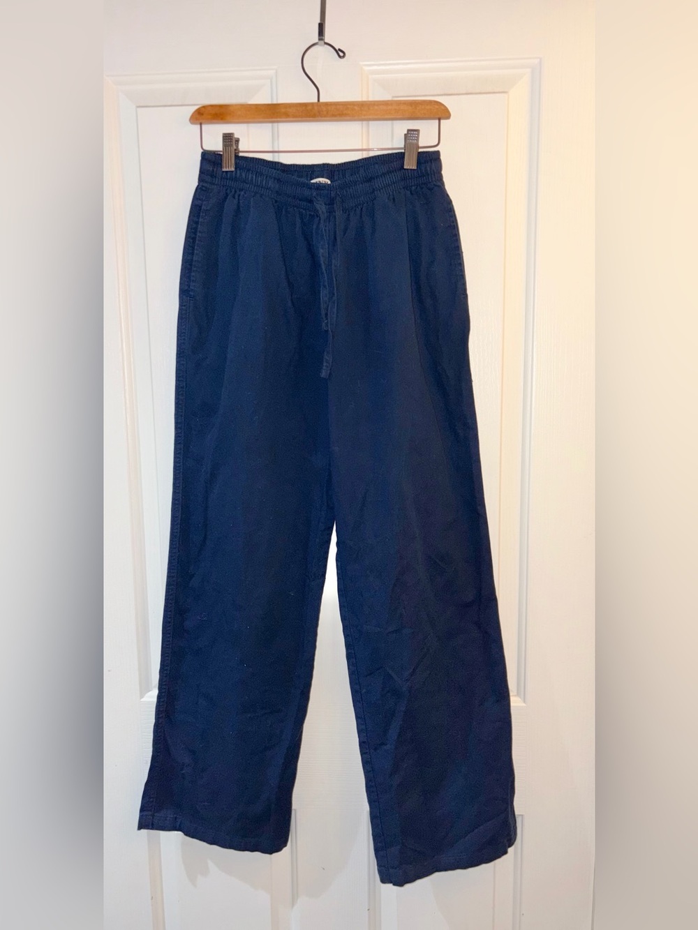 PINK Victoria's Secret Women's Navy Drawstring Pants